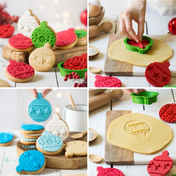 Christmas ball cutter and marker set